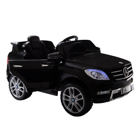 Elektrische Kinderauto Mercedes Benz ML350 Zwart 12V Met Afstandsbediening