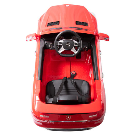 Elektrische Kinderauto Mercedes-Benz ML350 Rood 12V Met Afstandsbediening