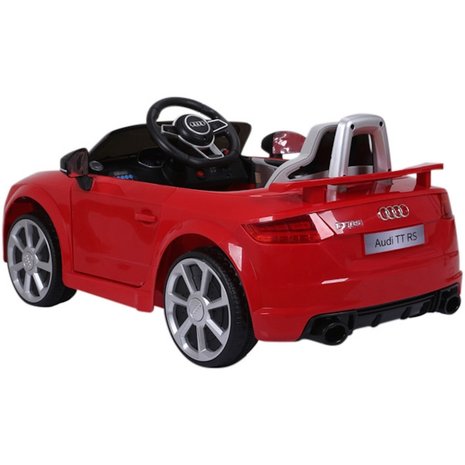 Elektrische Kinderauto Audi TT RS Rood 12V Met Afstandsbediening