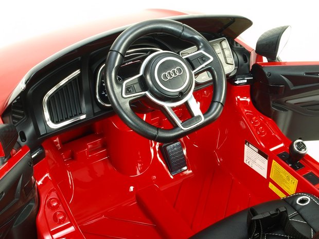 Elektrische Kinderauto Audi R8 Spyder Rood 12V Met Afstandsbediening    