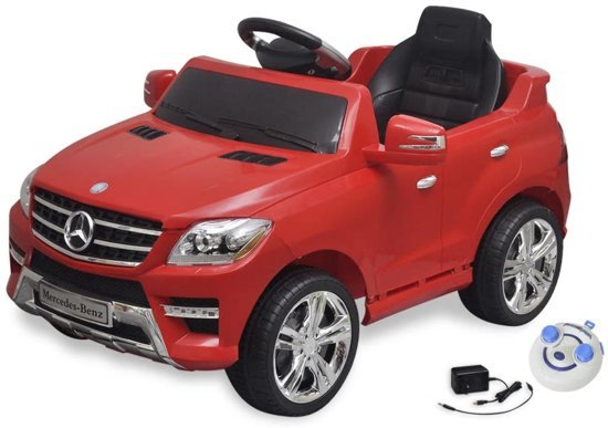 Elektrische Kinderauto Mercedes-Benz ML350 Rood 6V Met Afstandsbediening