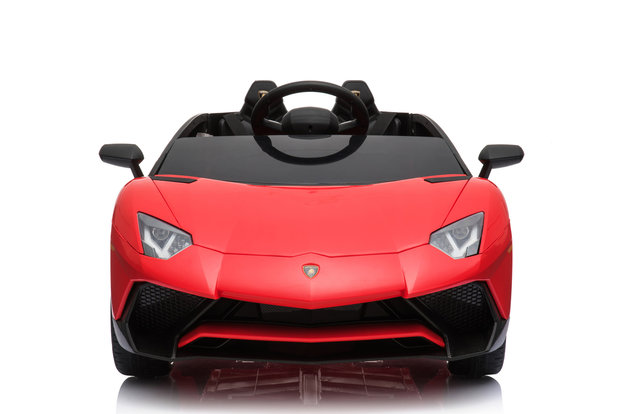 Elektrische Kinderauto Lamborghini Aventador SV Rood 12V Met Afstandsbediening 