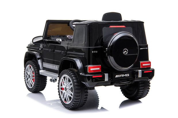 Elektrische Kinderauto Mercedes-Benz G63 AMG Zwart 12V Met Afstandsbediening