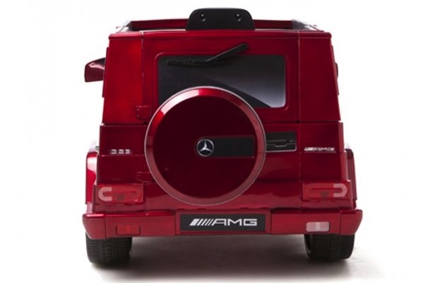 Elektrische Kinderauto Mercedes-Benz G63 AMG Rood 12V Met Afstandsbediening FULL OPTION