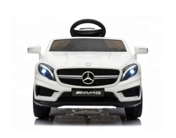 Elektrische Kinderauto Mercedes-Benz GLA45 AMG Wit 12V Met Afstandsbediening