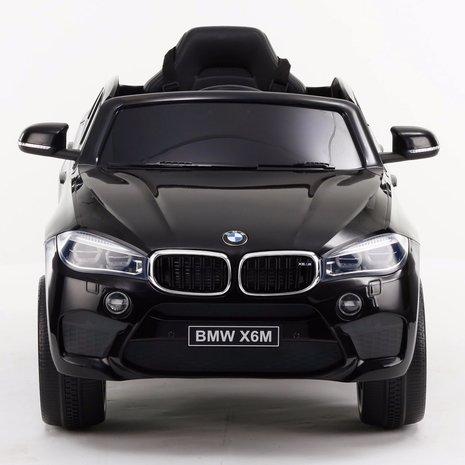 Elektrische Kinderauto BMW X6M Zwart 12V Met Afstandsbediening 