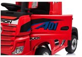 Elektrische Kinder vrachtauto Mercedes Actross Truck 4x4 Rood 24V Met Afstandsbediening FULL OPTIONS_