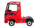 Elektrische Kinder vrachtwagen Mercedes Actross Truck 4x4 Rood 24V Met Afstandsbediening FULL OPTIONS_