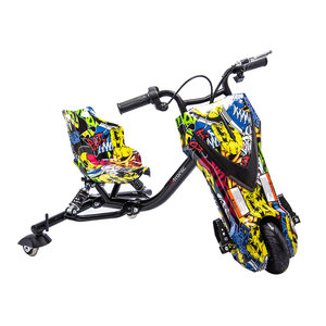 Elektrische Drift Trike Kart Graffiti Zwart Linexstore